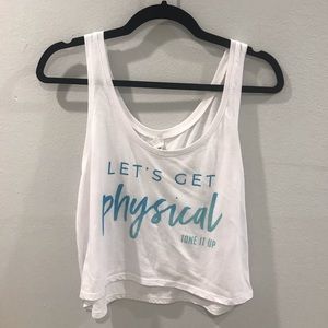 TIU Lets Get Physical Crop Tank